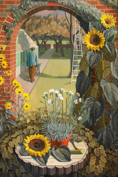 Artist Charles Mahoney: The Garden, 1950